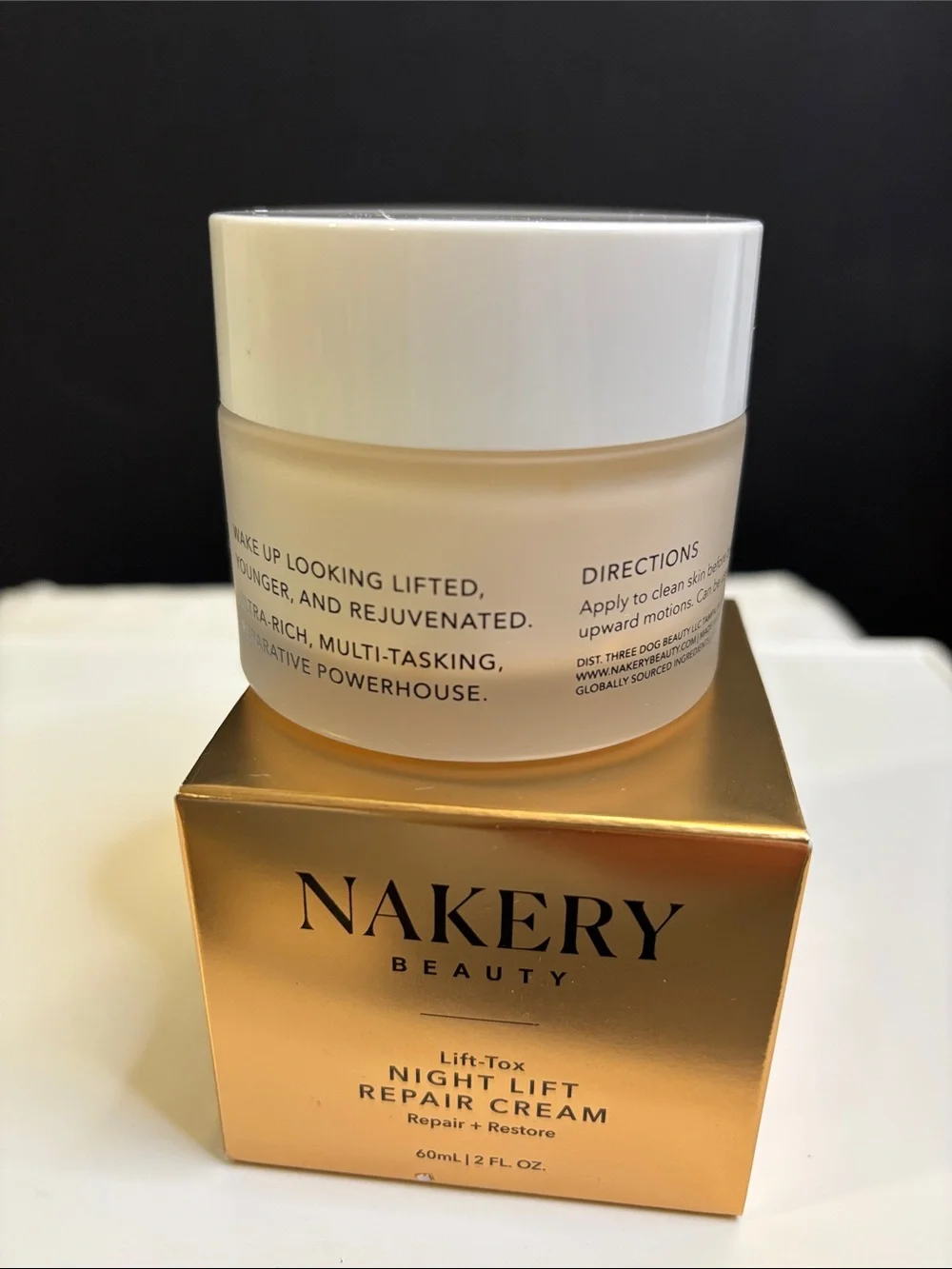Nakery Beauty Lift-Tox Night Lift Repair Cream